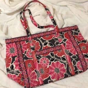 Vera Bradley Get Carried Away tote Cheery Blossom
